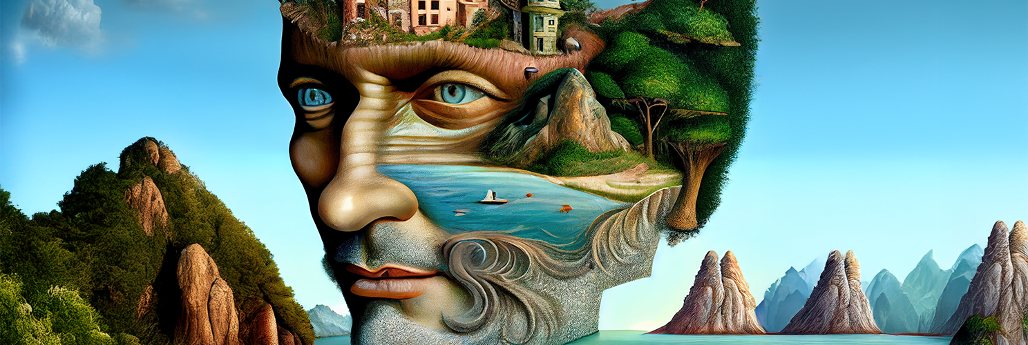 man-face-landscape-terms-words-visual-language